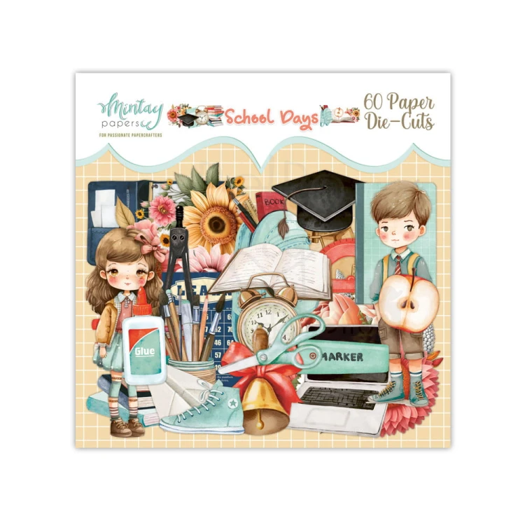 Kształty papierowe ozdoby Die Cuts - School Days MT-SCH-LSC Mintay
