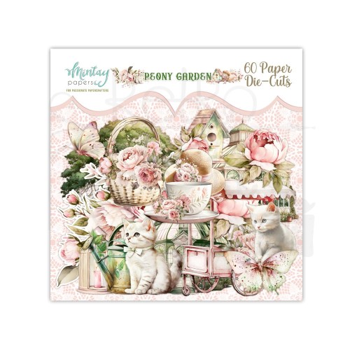 Kształty papierowe ozdoby Die Cuts - Peony Garden MT-PEO-LSC Mintay