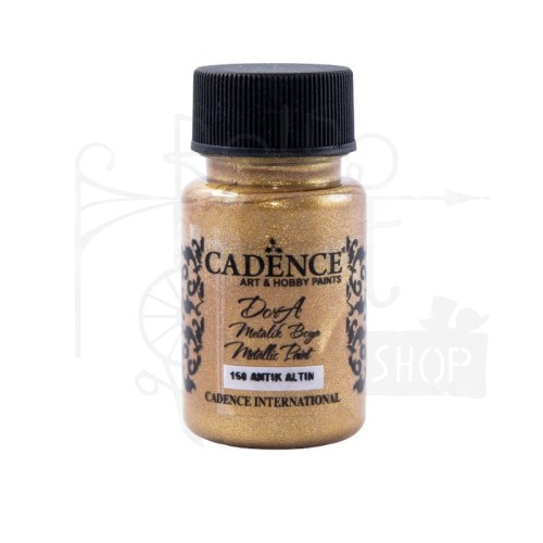 Farba dekoracyjna Dora Metalik antyczne złoto 50ml DM150 Cadence