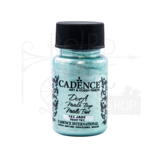 Farba dekoracyjna Dora Metalik jadeitowy 50ml DM163 Cadence