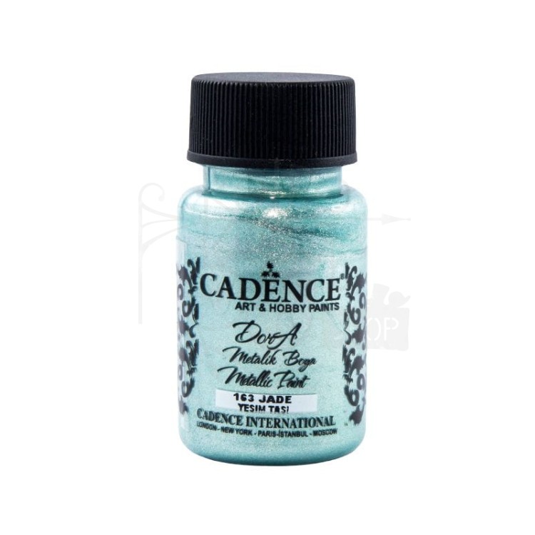 Farba dekoracyjna Dora Metalik jadeitowy 50ml DM163 Cadence