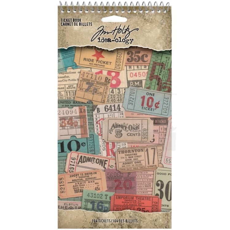 Ticket Book Tim Holtz Idea-ology