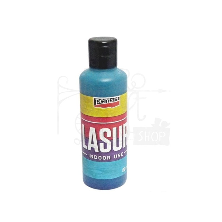 Bejca lazur wodna 80ml turkus 25682 Pentart