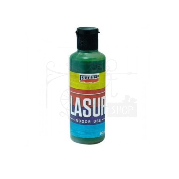 Bejca lazur wodna 80ml zielony 17334 Pentart
