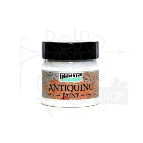 Farba do postarzania Antiquing Paint Biel 50ml 29737 Pentart