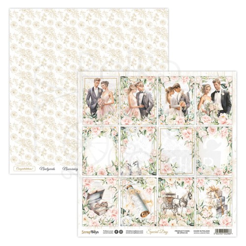 Papier 30x30 Special Day 05 SB-SPDA-05 ScrapBoys