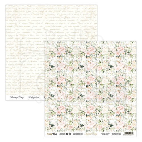 Papier 30x30 Special Day 04 SB-SPDA-04 ScrapBoys