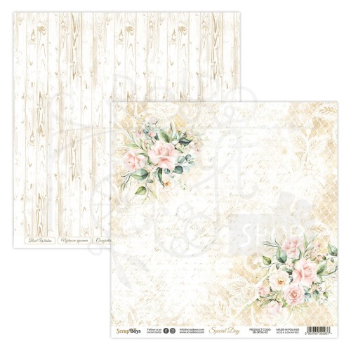 Papier 30x30 Special Day 02 SB-SPDA-02 ScrapBoys