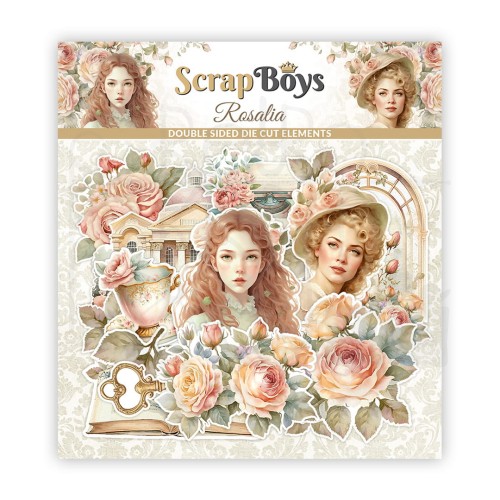 Ozdoby papierowe die-cuts Rosalia SB-ROSA-12 ScrapBoys