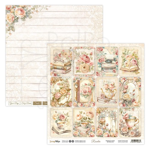 Papier 30x30 Rosalia 06 SB-ROSA-06 ScrapBoys