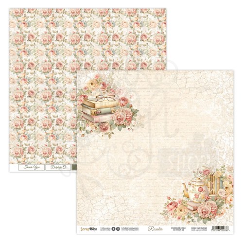 Papier 30x30 Rosalia 03 SB-ROSA-03 ScrapBoys