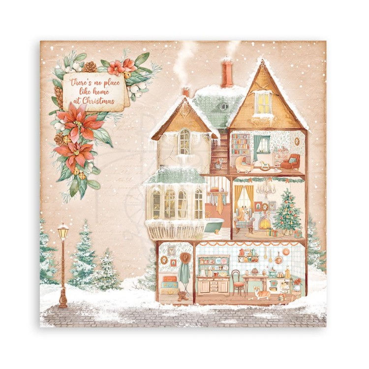 Zestaw papierów 20x20 All Around Christmas SBBS89 Stamperia