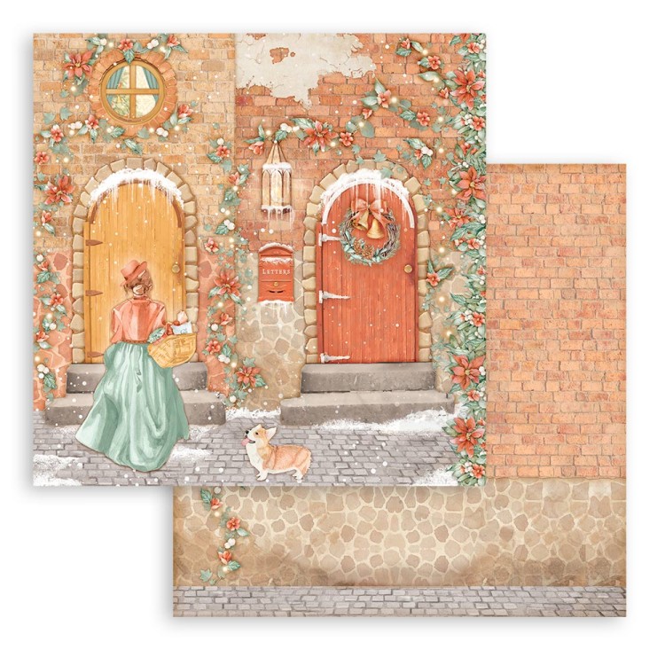 Zestaw papierów 20x20 All Around Christmas SBBS89 Stamperia