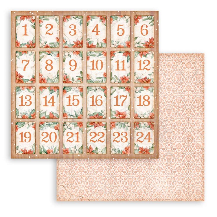 Zestaw papierów 20x20 All Around Christmas SBBS89 Stamperia
