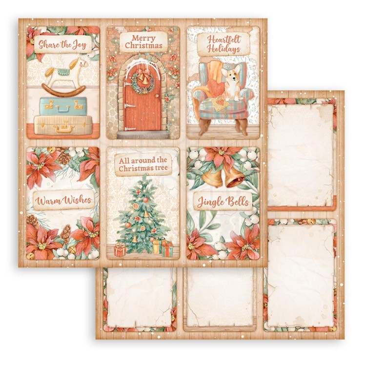 Zestaw papierów 20x20 All Around Christmas SBBS89 Stamperia
