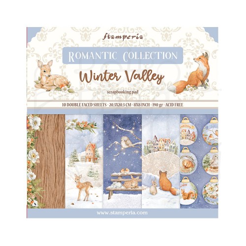 Zestaw papierów 20x20 Winter Valley SBBS88 Stamperia