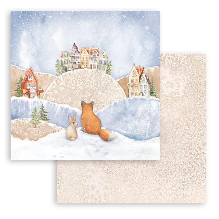 Zestaw papierów 20x20 Winter Valley SBBS88 Stamperia