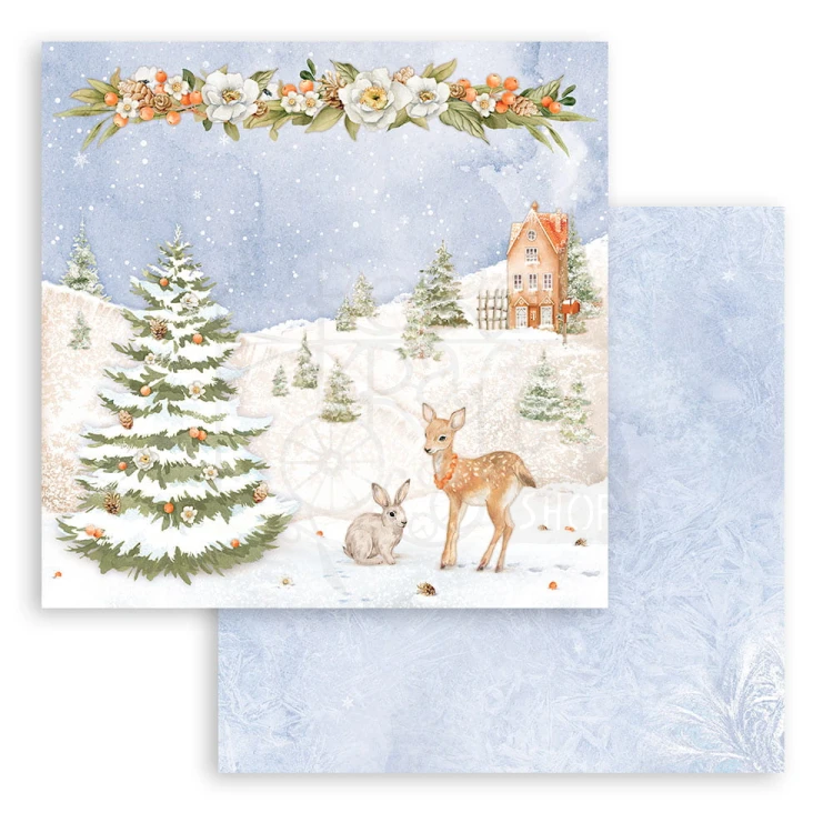 Zestaw papierów 20x20 Winter Valley SBBS88 Stamperia