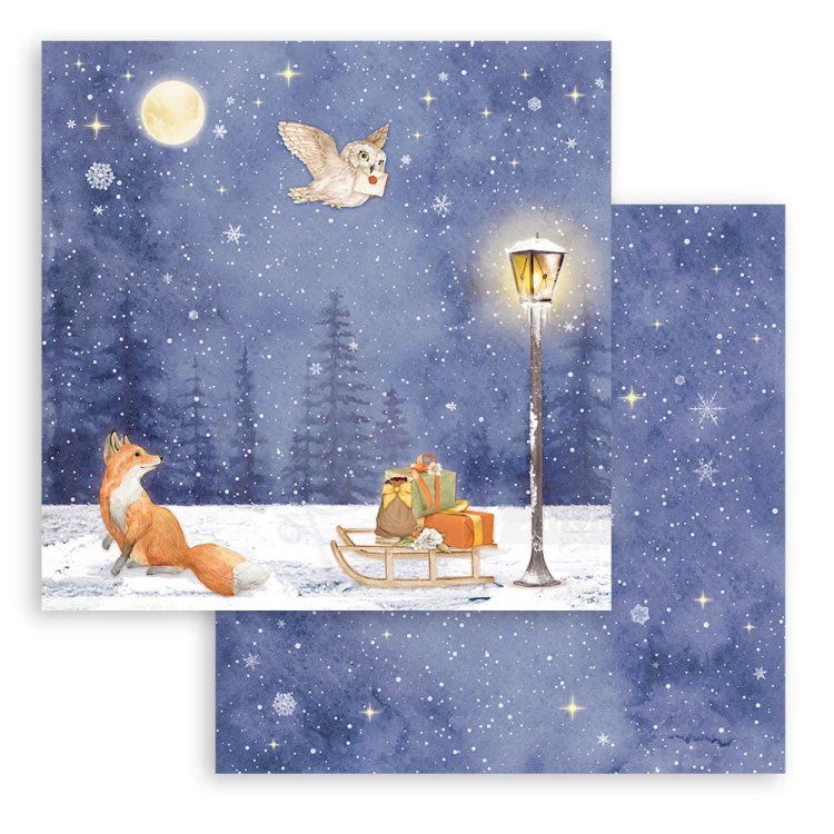 Zestaw papierów 20x20 Winter Valley SBBS88 Stamperia