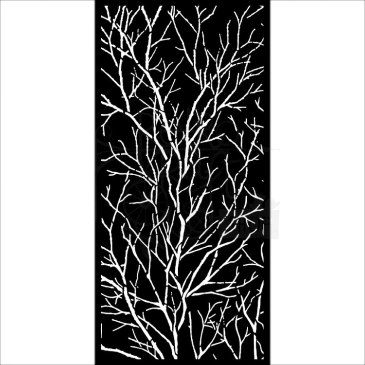 Szablon maska 12x25cm Branches Gałązkowe tło KSTDL88 Stamperia