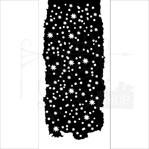 Szablon maska 12x25cm Christmas Little Dots KSTDL84 Stamperia