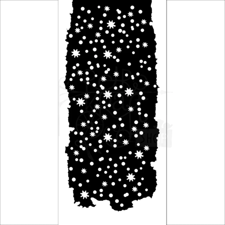 Szablon maska 12x25cm Christmas Little Dots KSTDL84 Stamperia