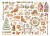 Ozdoby kształty tekturowe Die Cuts Winter Valley DFLDC82 Stamperia