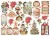 Ozdoby kształty tekturowe Die Cuts Classic Christmas DFLDC44 Stamperia