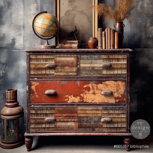Papier Decoupage Decor Tissue Paper 48x76cm Bibliophile 665357 Prima