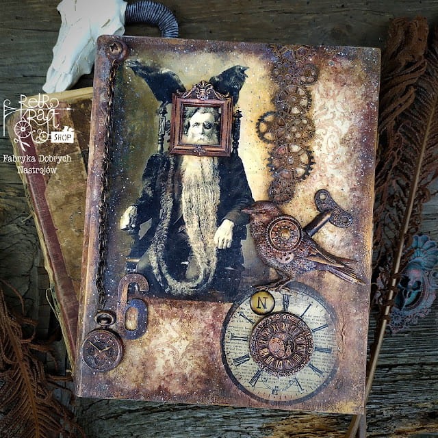 Pudełko drewniane - książka 20x17x4cm