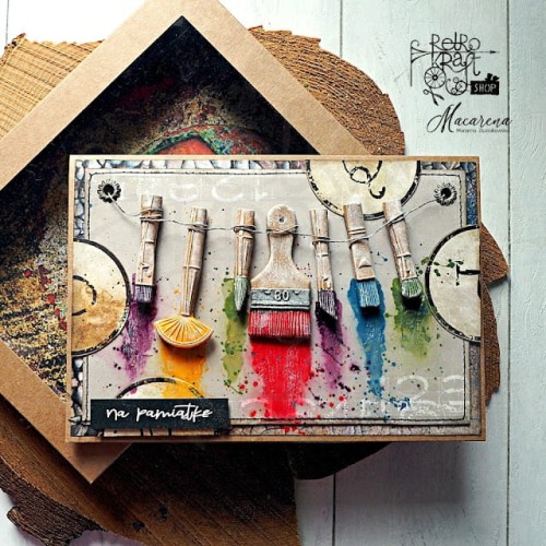 Foremka do odlewów A5 Sunflower Art Brushes K3PTA5650 Stamperia