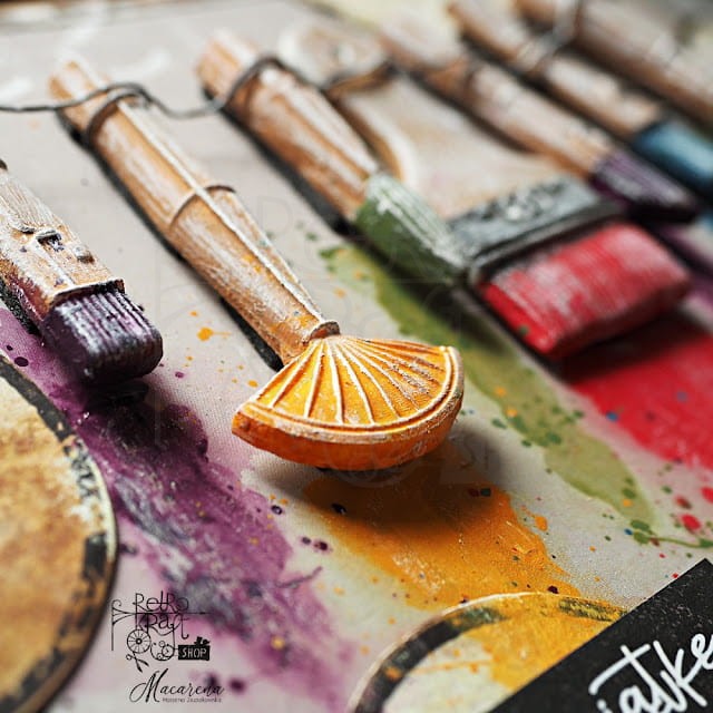 Foremka do odlewów A5 Sunflower Art Brushes K3PTA5650 Stamperia