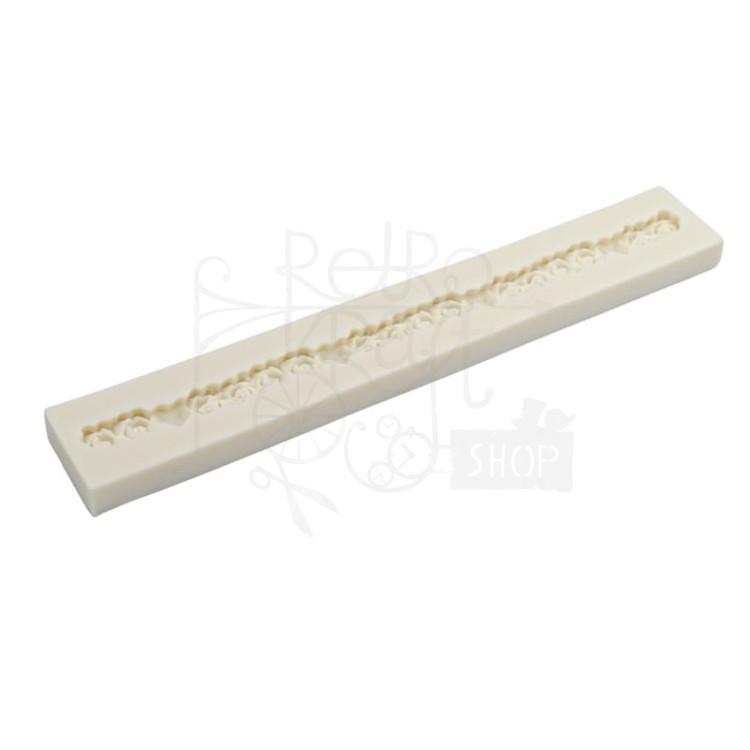Foremka silikonowa Girlanda róże serca 3x18cm 90457 Pentart