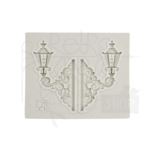 Foremka silikonowa 2 latarnie wiszące 7.5x6cm 91479 Pentart