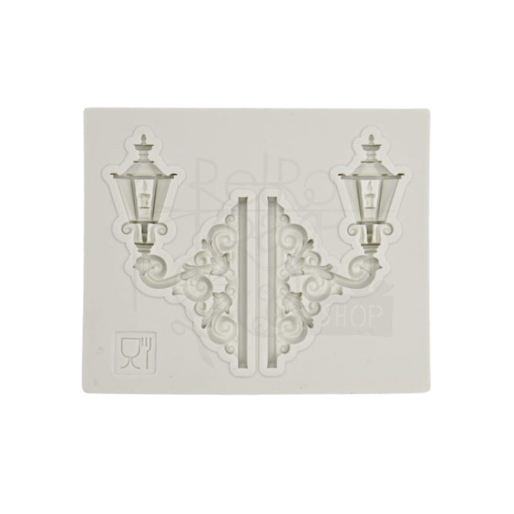 Foremka silikonowa 2 latarnie wiszące 7.5x6cm 91479 Pentart