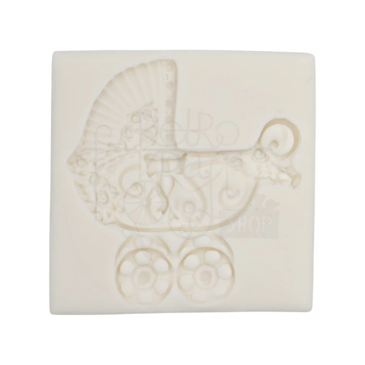 Foremka silikonowa Wózeczek dziecięcy 7.5cm 90421 Pentart