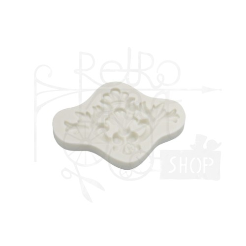Foremka silikonowa Ornament z koroną 9.5x8cm 90529 Pentart