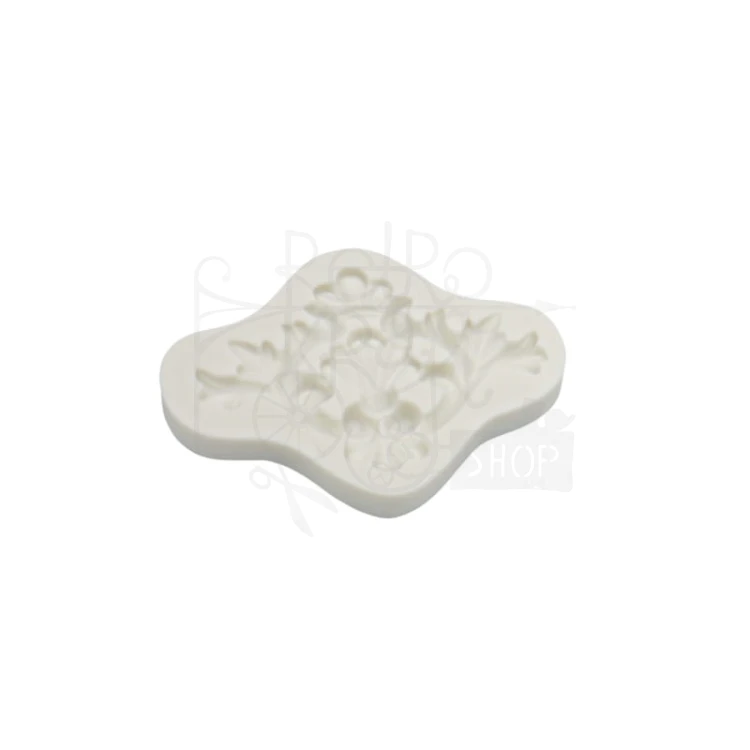 Foremka silikonowa Ornament z koroną 9.5x8cm 90529 Pentart