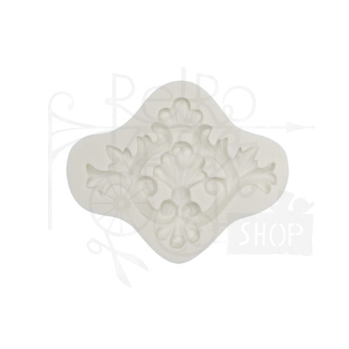 Foremka silikonowa Ornament z koroną 9.5x8cm 90529 Pentart