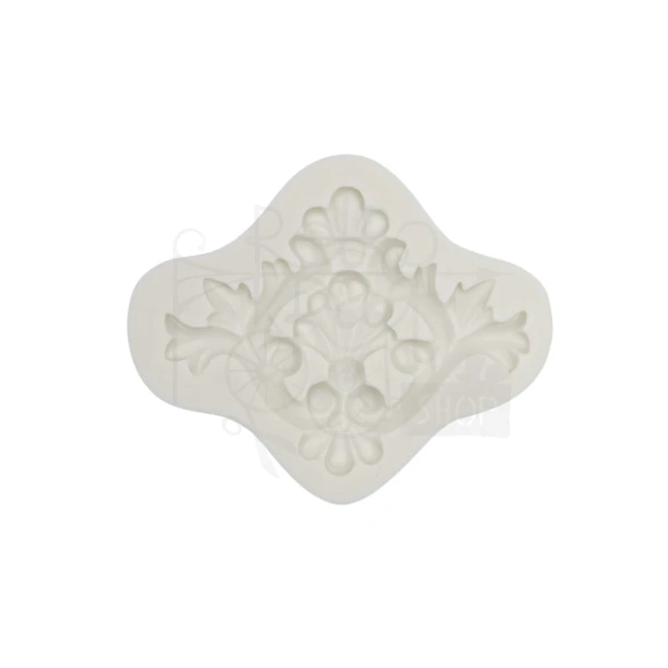 Foremka silikonowa Ornament z koroną 9.5x8cm 90529 Pentart