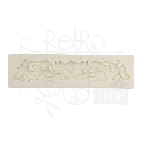 Foremka silikonowa Ornament podłużny roślinny 90458 Pentart
