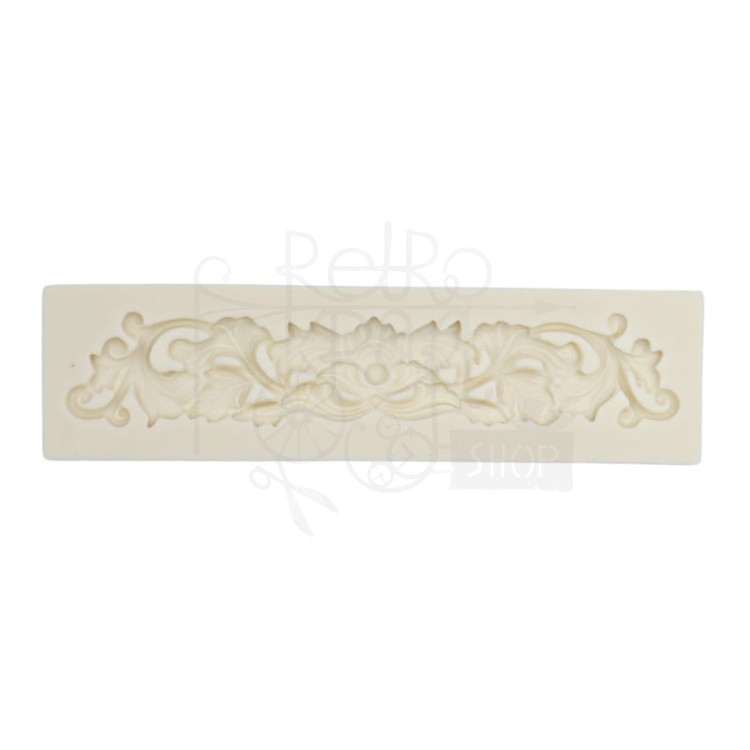 Foremka silikonowa Ornament podłużny roślinny 90458 Pentart