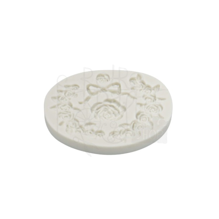 Foremka silikonowa Róża ornamenty różane 91504 Pentart
