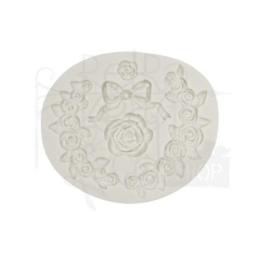 Foremka silikonowa Róża ornamenty różane 91504 Pentart