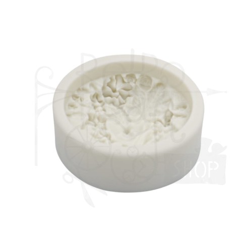 Foremka silikonowa Dekor okrągły z kobietą 6.6cm 93160 Pentart