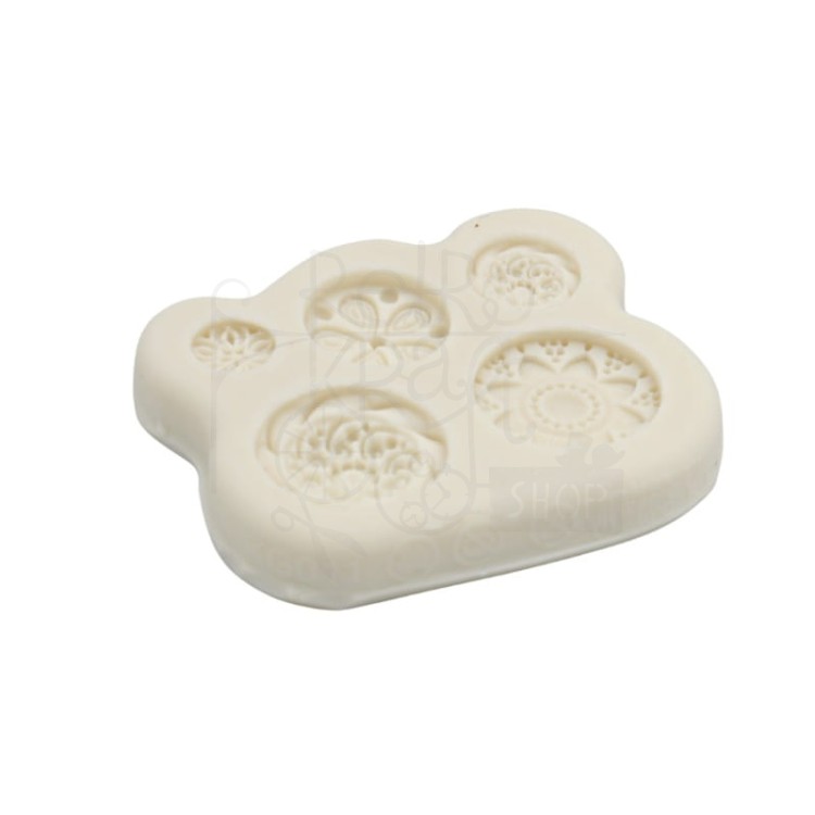 Foremka silikonowa 5 okrągłych ornamentów 90326 Pentart
