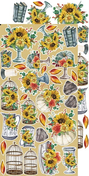 Zestaw dodatków 15x30 Autumn Beauty - Women Kobiety CC-C58-AB-13 Craft O'Clock