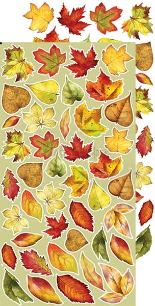 Zestaw dodatków 15x30 Autumn Beauty - Kwiaty CC-C58-AB-11 Craft O'Clock