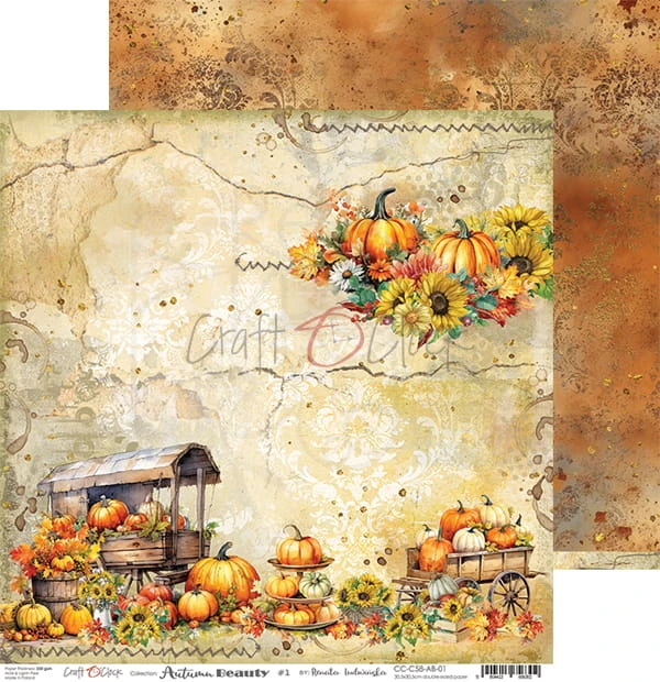 Zestaw papierów 30x30 Autumn Beauty CC-C58-AB-00 Craft O'Clock