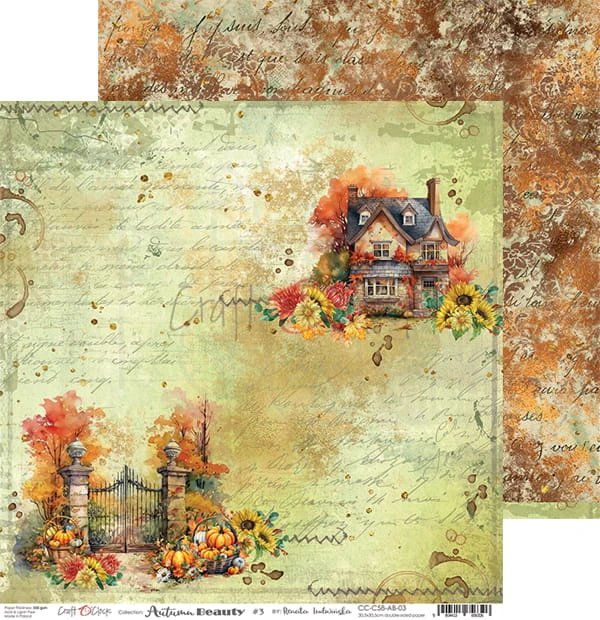 Zestaw papierów 30x30 Autumn Beauty CC-C58-AB-00 Craft O'Clock